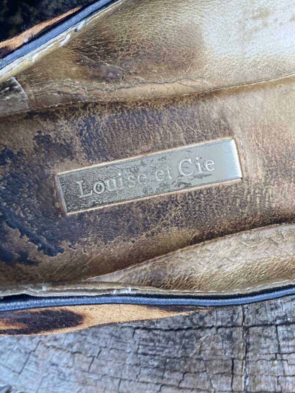 Louise Et Cie Leopard Flat Shoes Size 8.5 - Picture 5 of 6